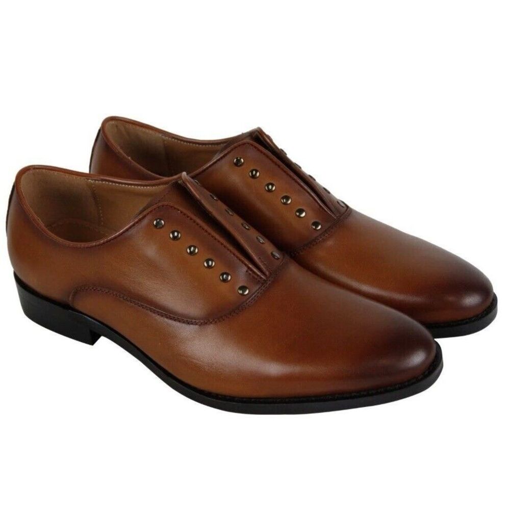 Steven Madden Pointed Leather Slip On Casual Loafer - Size 10 - Brown